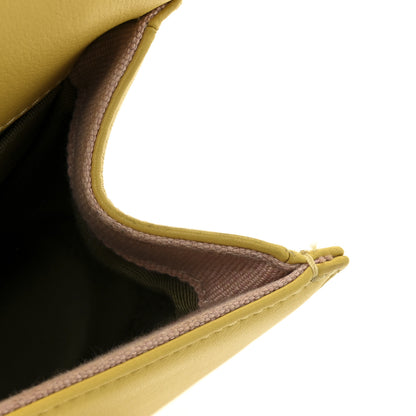 Chanel Calfskin Quilted Medium Boy Flap Yellow 14 of 14