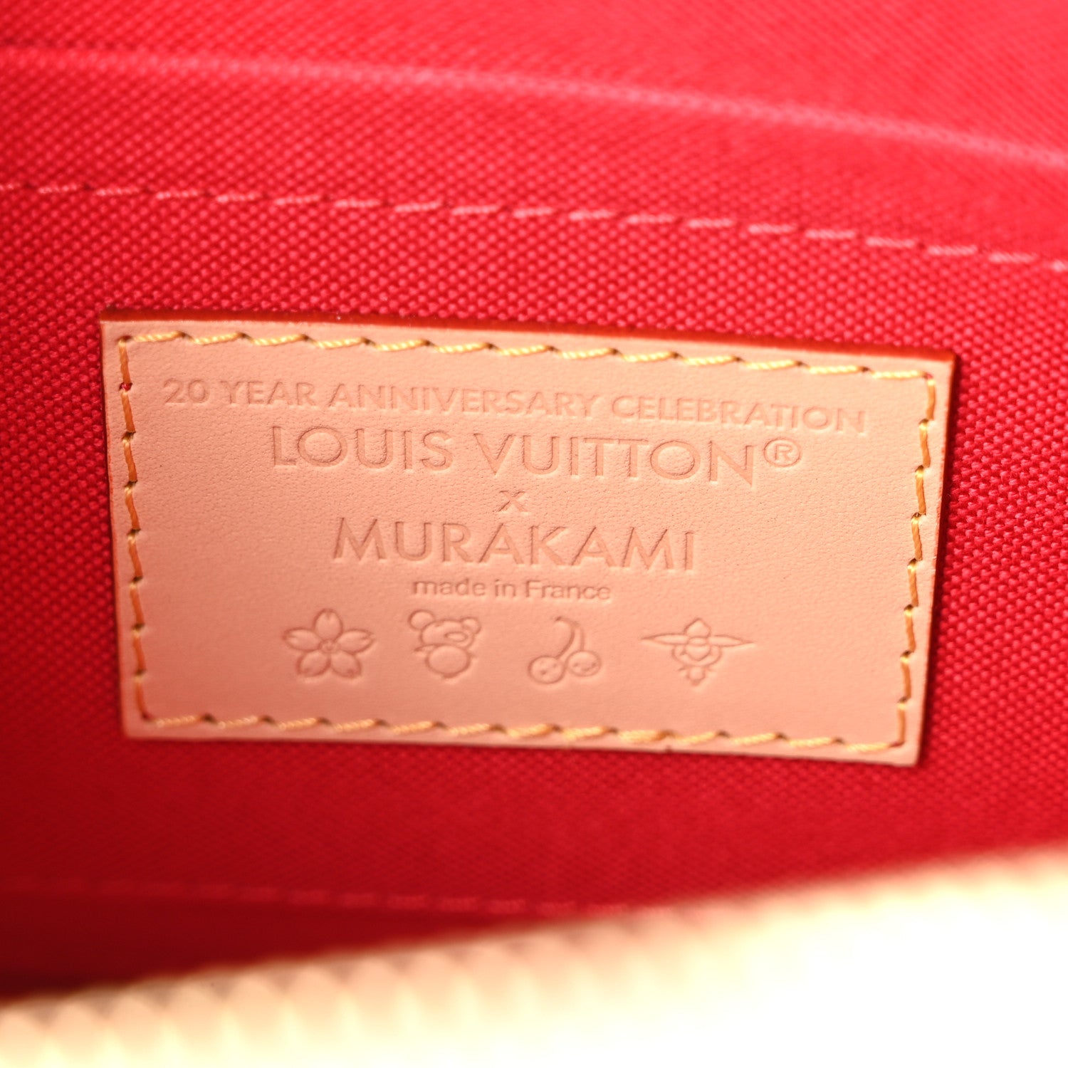 Louis Vuitton LV X TM Monogram Cerises Alma BB White 6 of 9