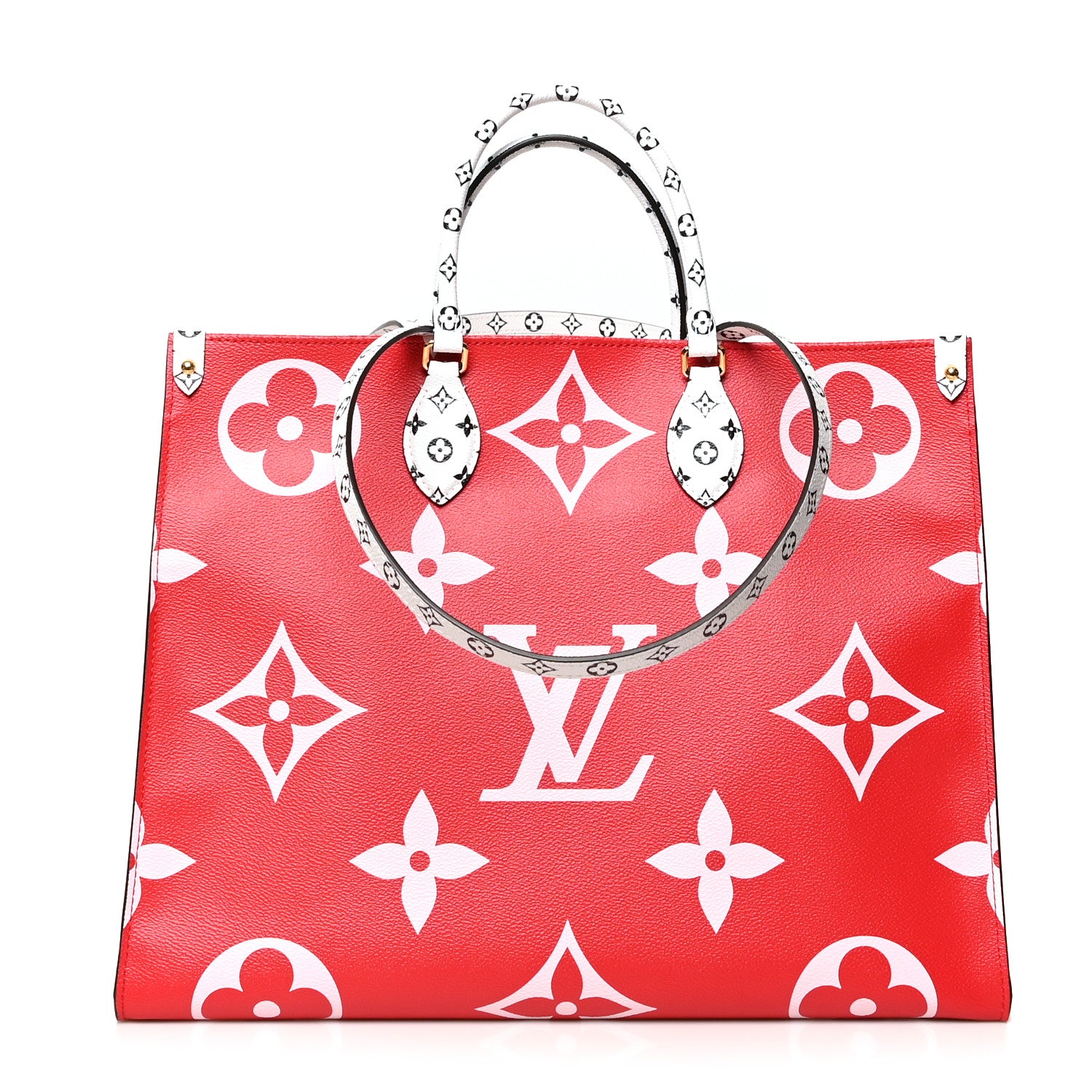 Louis Vuitton Monogram Giant Onthego GM Rouge Rose 1 of 9