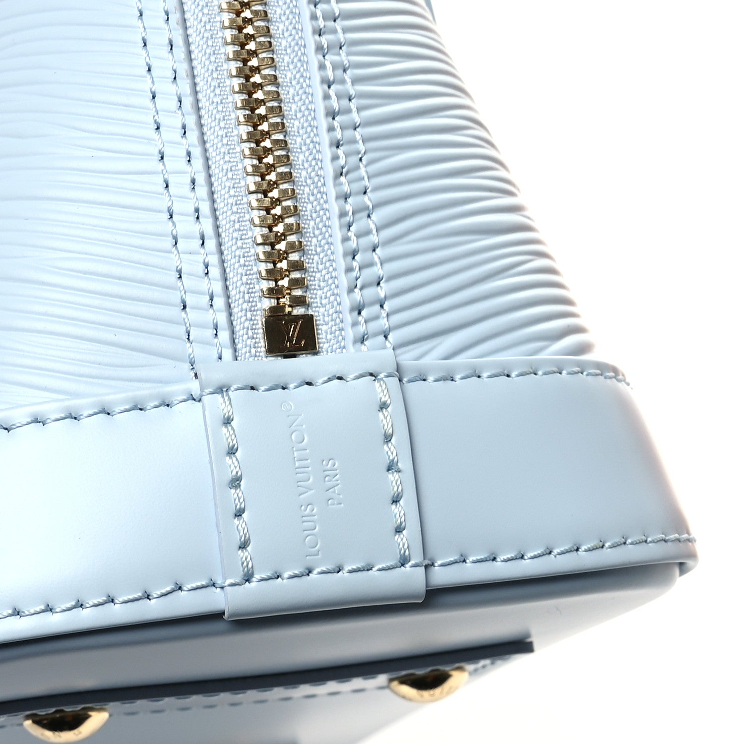 Louis Vuitton LV x TM Epi Alma BB Washed Blue 7 of 11