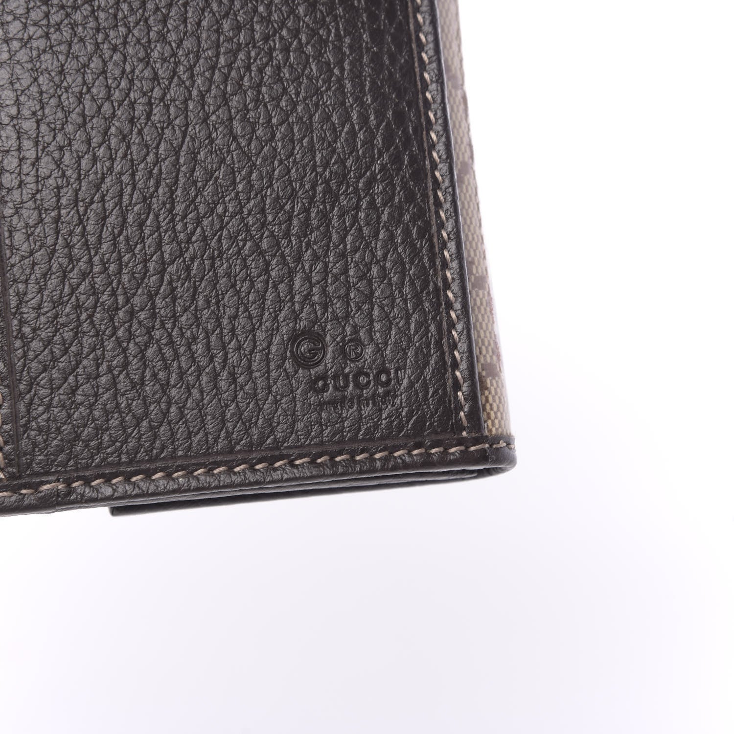 Gucci Crystal Monogram Continental Wallet Brown 6 of 8