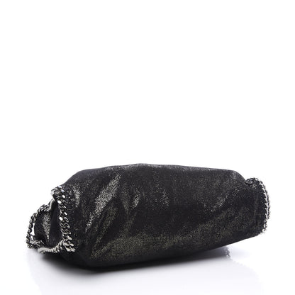 Stella McCartney Chamois Shiny Dotted Falabella Fold Over Tote Ruthenium 3 of 9