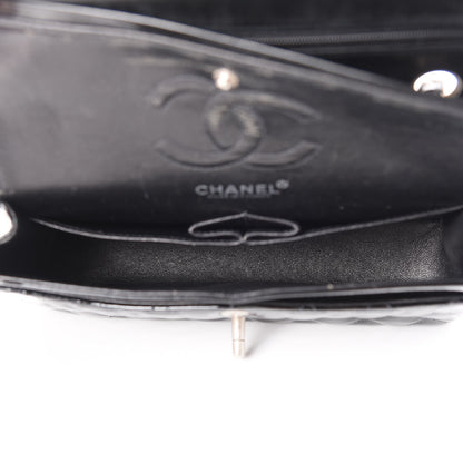 Chanel Patent Quilted Small Double Flap Black 6 of 11
