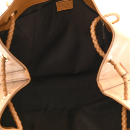 Gucci Calfskin Large Gifford Braided Handle Tote Camel 5 of 11