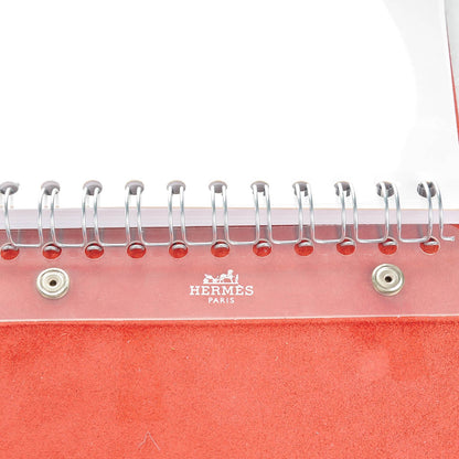 Hermes Togo Ulysse PM Notebook Cover Rouge Garance 5 of 7