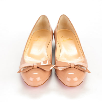 Christian Louboutin Patent Simplenodo Ballerina Flats 35.5 Nude 2 of 6