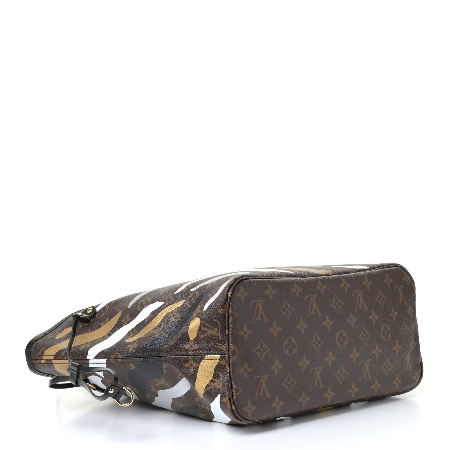 Louis Vuitton X LOL Monogram Neverfull MM Gold Silver 3 of 4