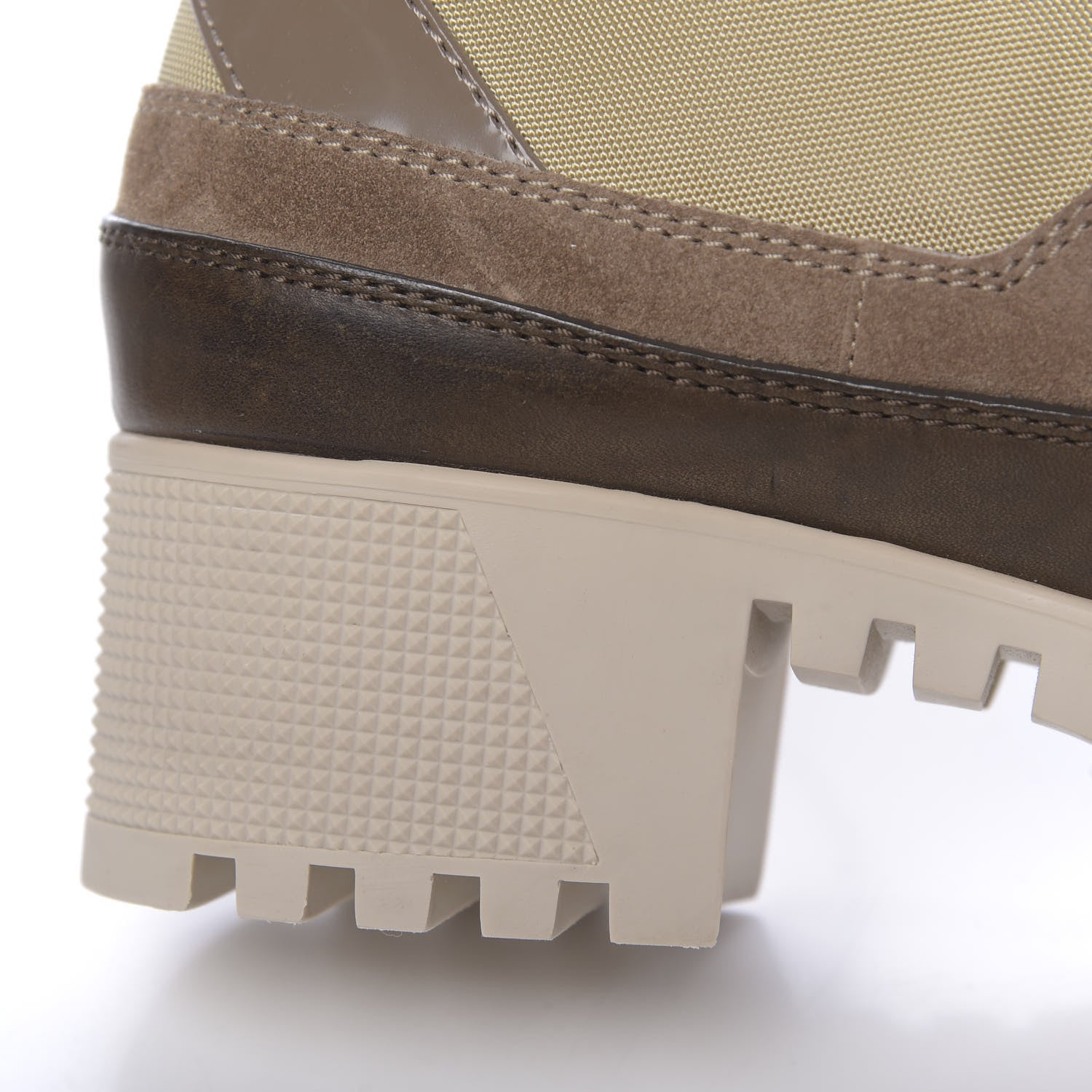 Louis Vuitton Suede Calfskin Monogram Laureate Platform Desert Boots 37 Beige 17 of 20