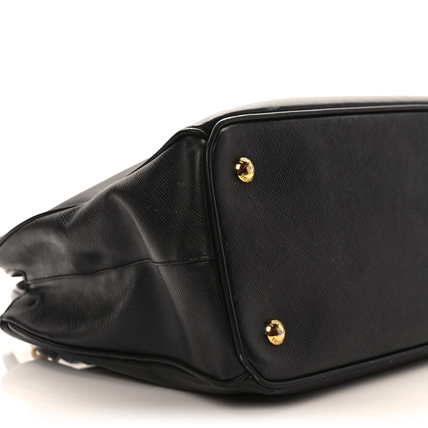 Saffiano Lux Medium Tote Black