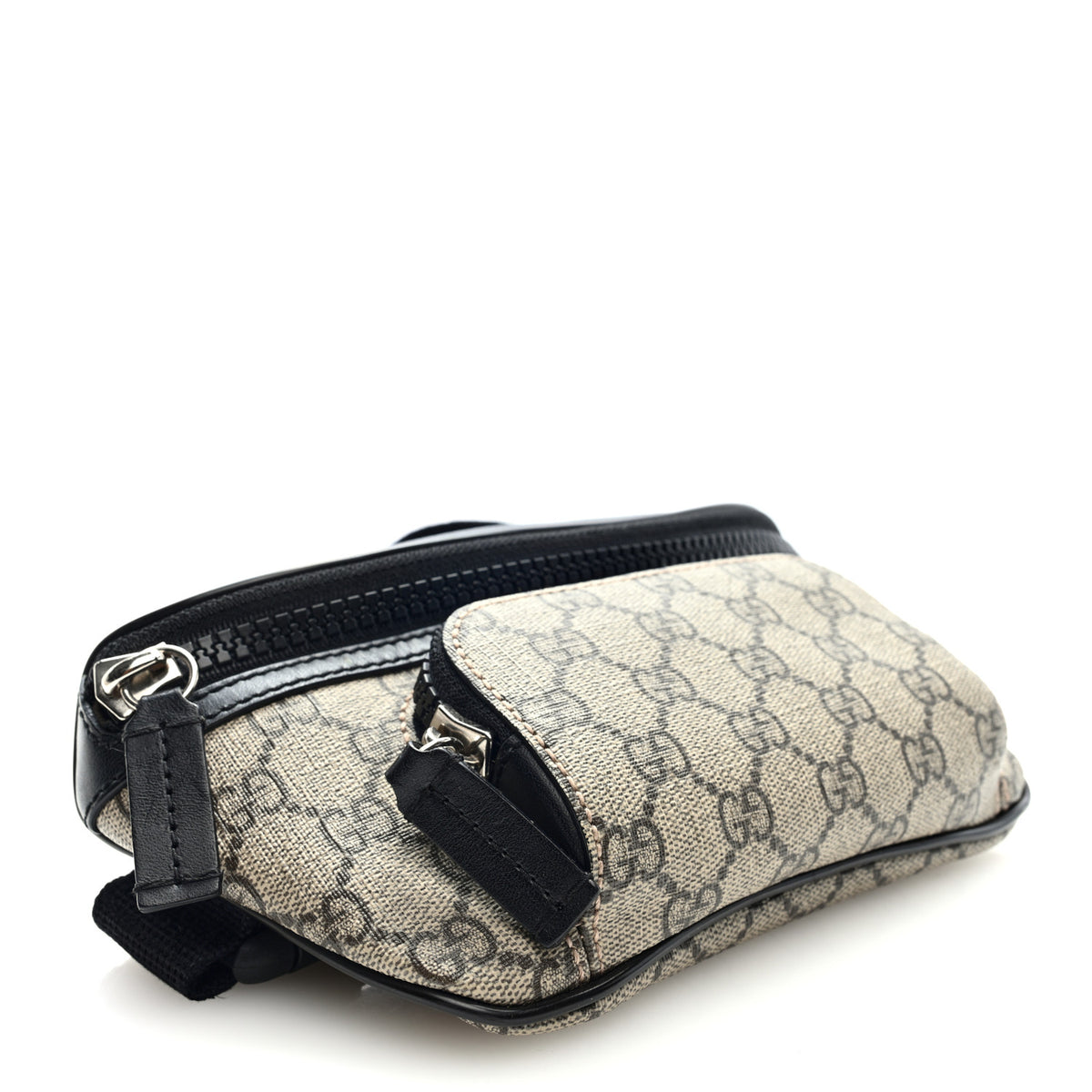GG Supreme Monogram Belt Bag Black