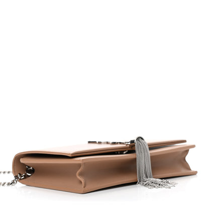 Saint Laurent Smooth Calfskin Classic Monogram Kate Tassel Satchel Beige 2 of 4