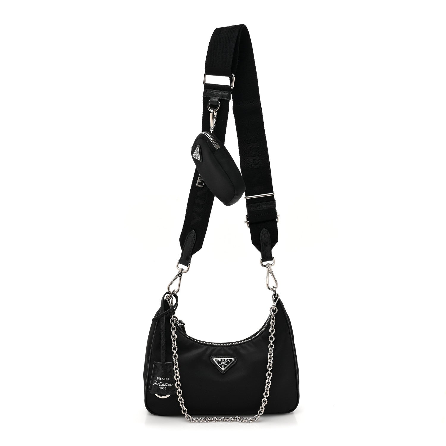 Prada Nylon Re-Edition 2005 Shoulder Bag Black 1 of 9
