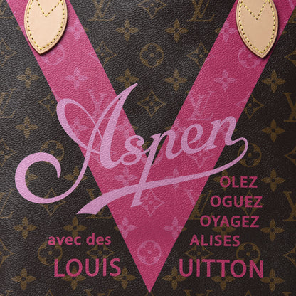 Louis Vuitton Monogram Aspen V Neverfull MM Hot Pink 12 of 12