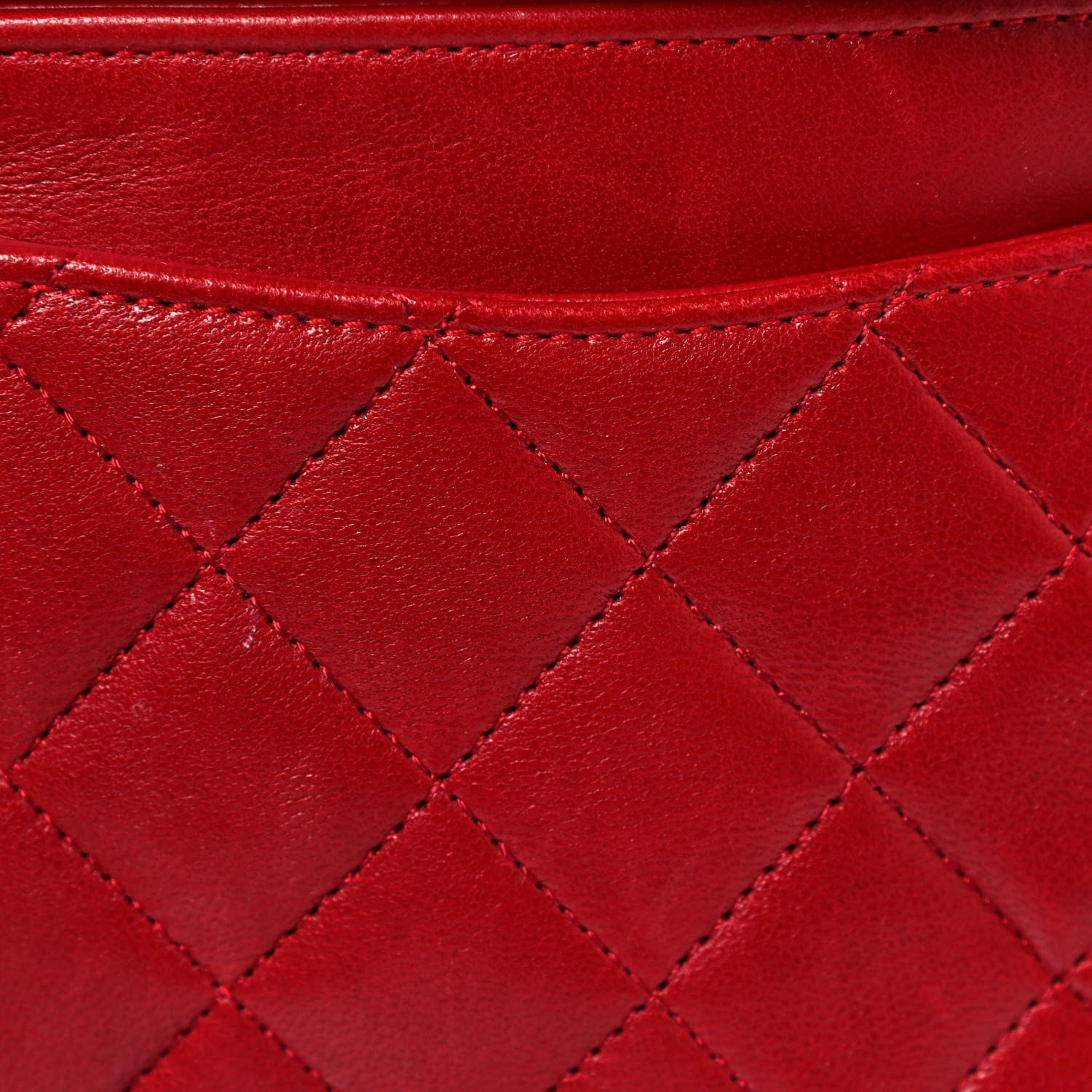 Chanel Lambskin Quilted Small Double Flap Red 18 of 18