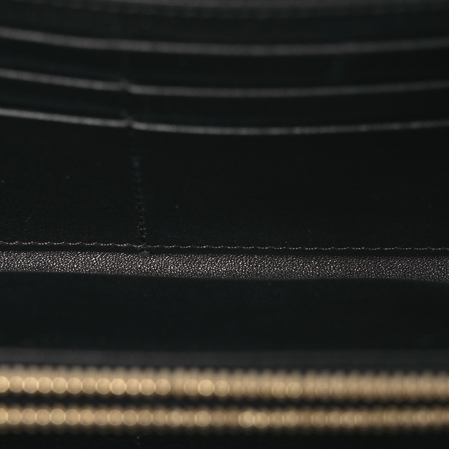 Burberry Calfskin Haymarket Check Elmore Zip Around Wallet Black 5 of 14