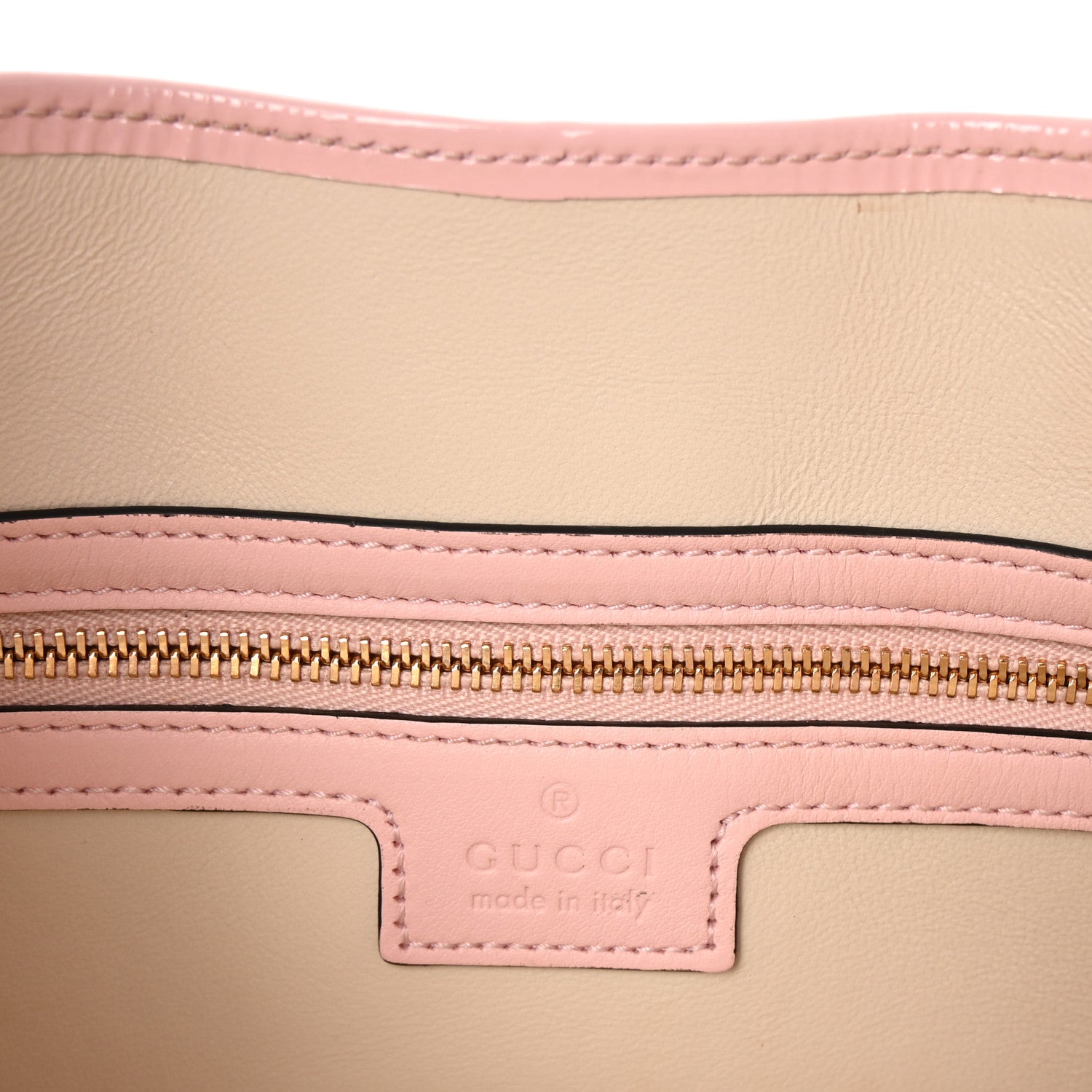 Gucci Patent Calfskin Small Jackie 1961 Hobo Light Pink 6 of 9