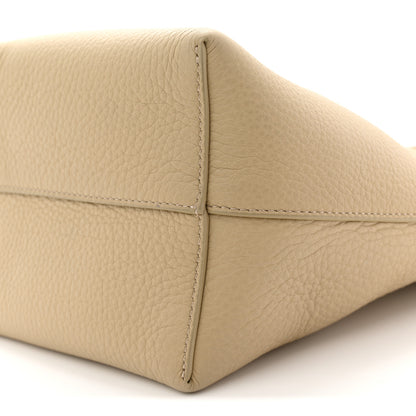 The Row Grained Calfskin Small N/S Park Tote Dark Taupe 9 of 11