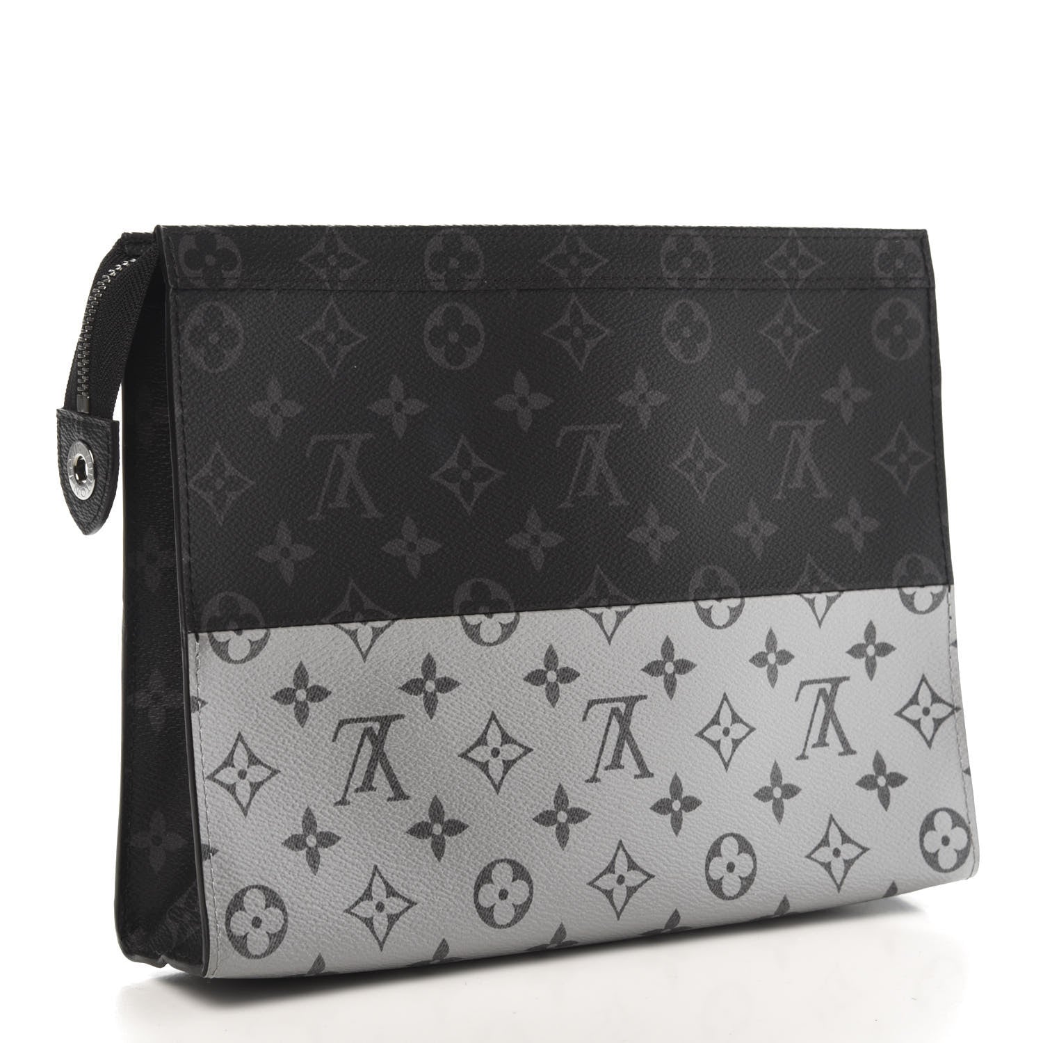 Louis Vuitton Monogram Eclipse Split Pochette Voyage MM 3 of 8