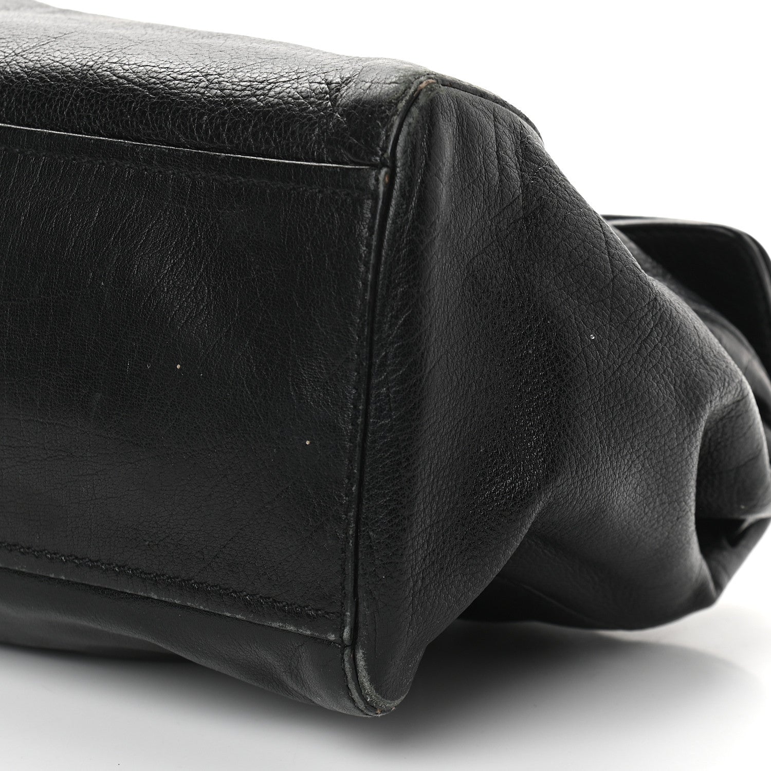 Prada Royal Calf Easy Foldover Pushlock Satchel Black 10 of 12