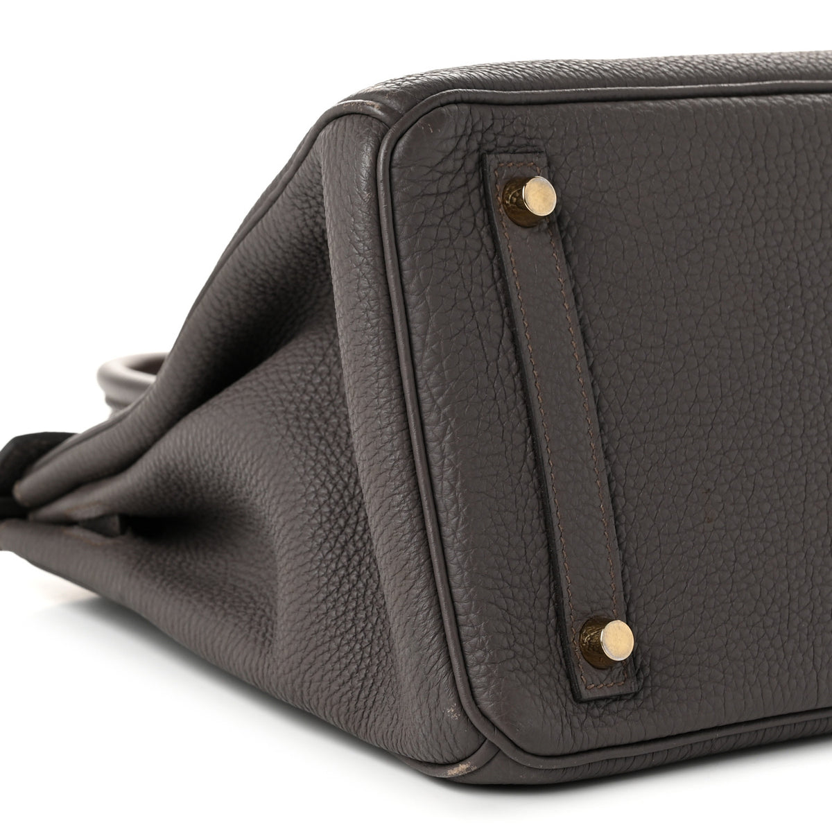 Hermes Togo BIRKIN 30 Etain 9 of 13