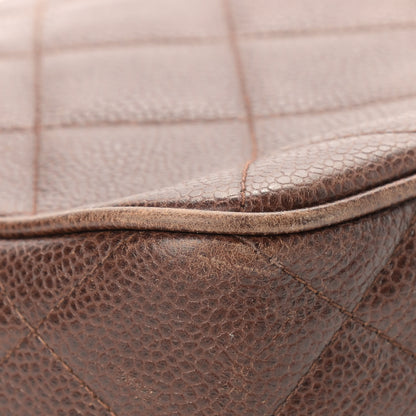 Chanel Caviar Quilted Camera Case Brown 10 of 25
