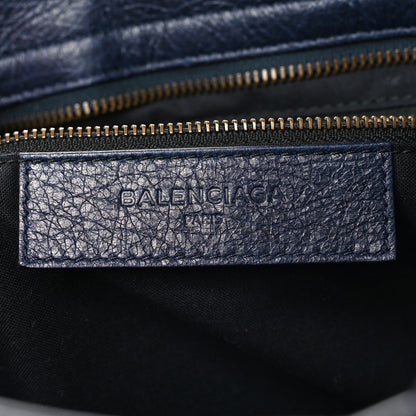 Balenciaga Cuir Arena Striped Classic Hardware City Bleu Nuit Rouge 7 of 13