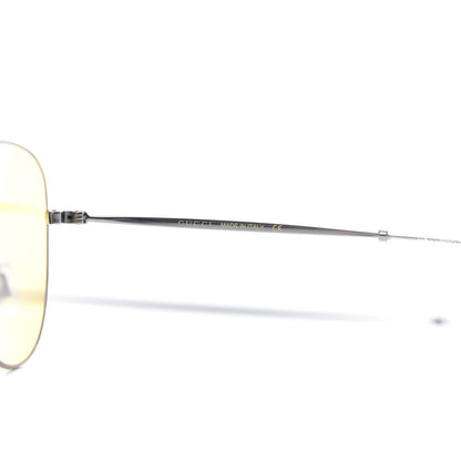 Gucci Metal Aviator GG0500S Sunglasses Yellow 6 of 7