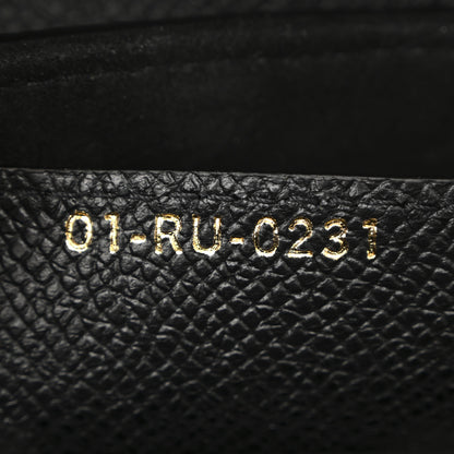 Christian Dior Grained Calfskin Saddle Bag Black 7 of 11