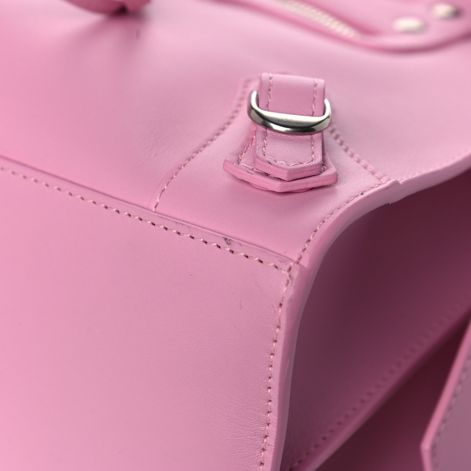 Balenciaga Smooth Calfskin Neo Classic Silver Hardware S City Candy Pink 9 of 10