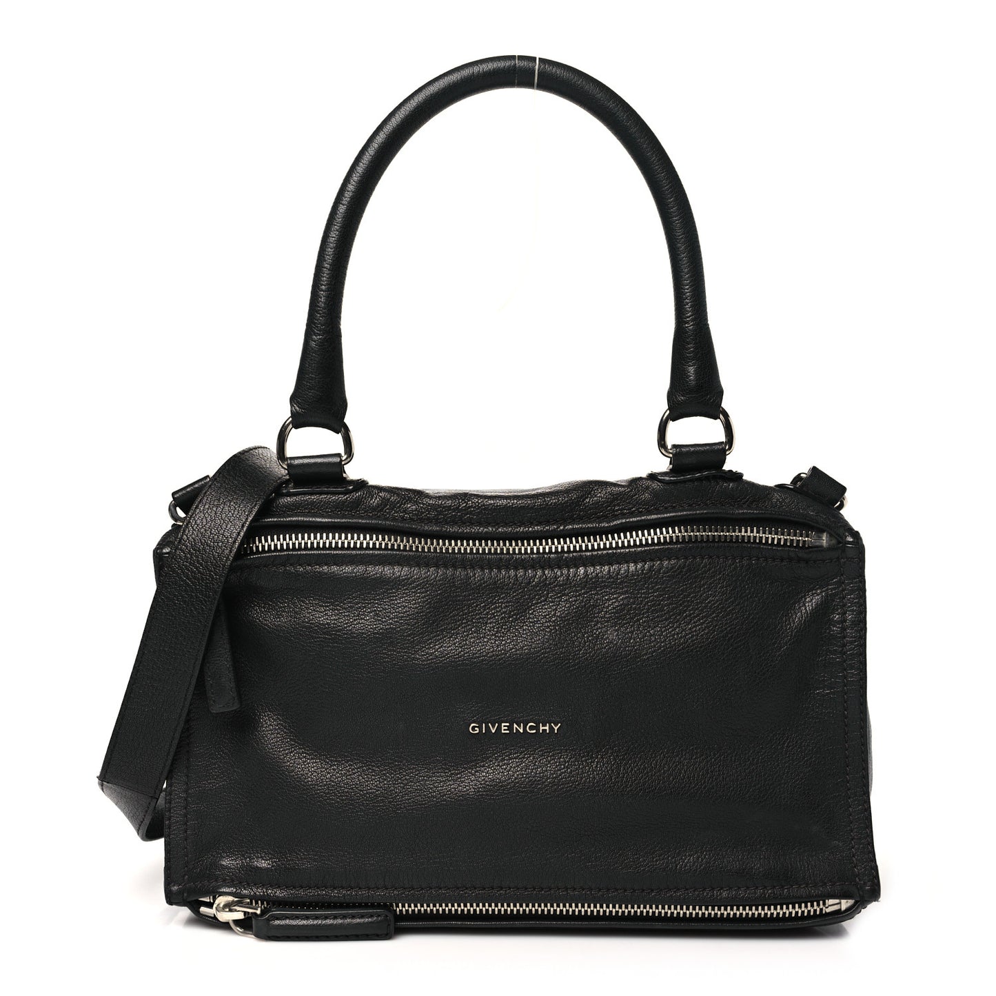 Sugar Goatskin Small Pandora Black