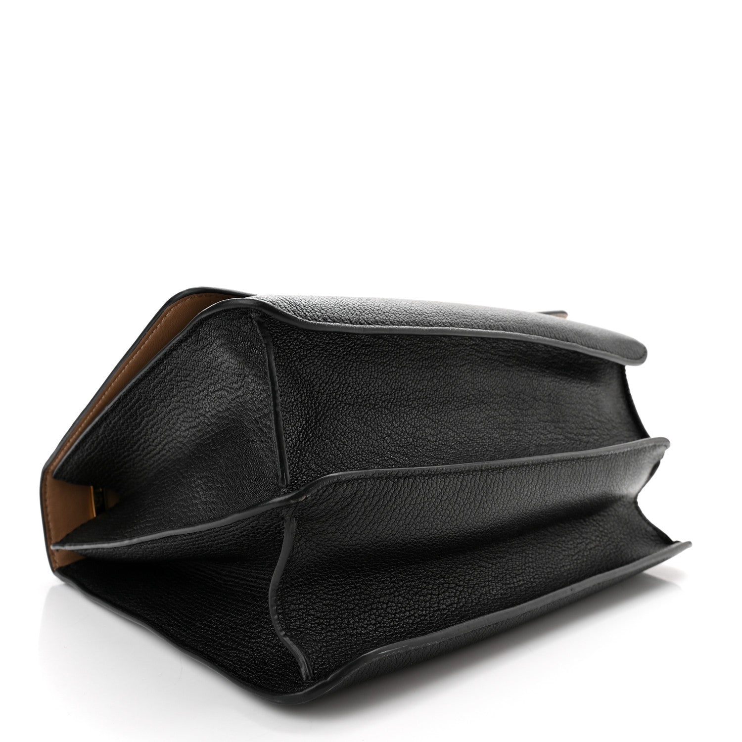Burberry Grained Calfskin Medium TB Bag Black 4 of 9