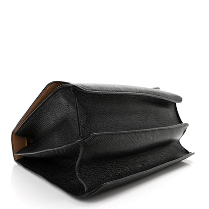 Burberry Grained Calfskin Medium TB Bag Black 4 of 9