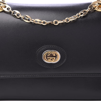 Gucci Azalea Calfskin Small Marina Chain Shoulder Bag Black 10 of 10