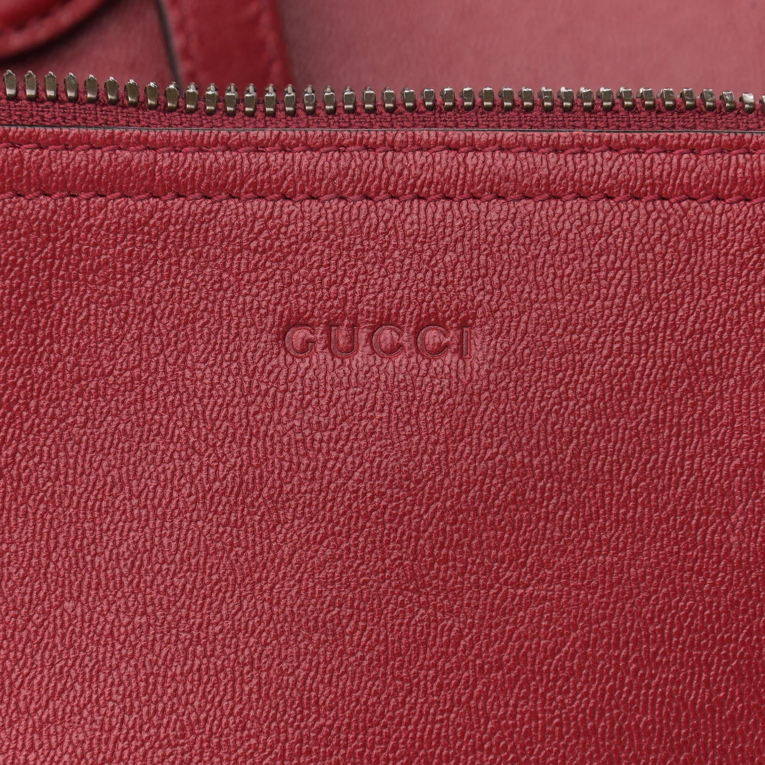 Gucci New Sakai Calfskin Lux Small Dahlia Tote New Cherry Red 6 of 10