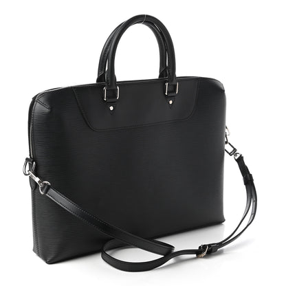 Louis Vuitton Epi Porte-Documents Jour Briefcase Black 4 of 11