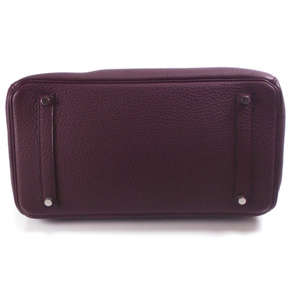 Hermes Taurillon Clemence BIRKIN 35 Plum 5 of 15