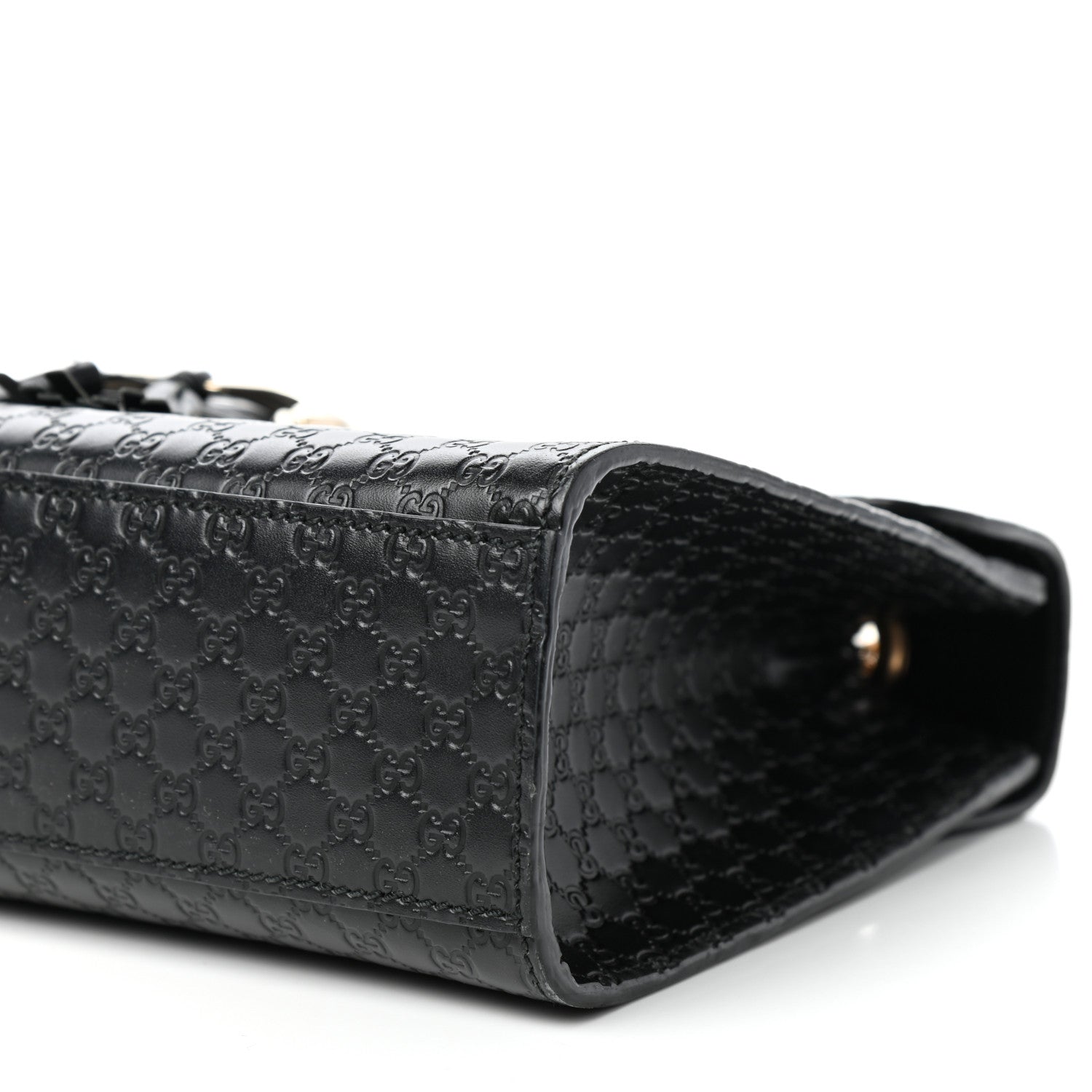 Gucci Microguccissima Medium Emily Chain Shoulder Bag Black 9 of 10