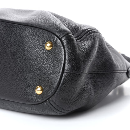 Prada Vitello Daino Tote Black 8 of 8