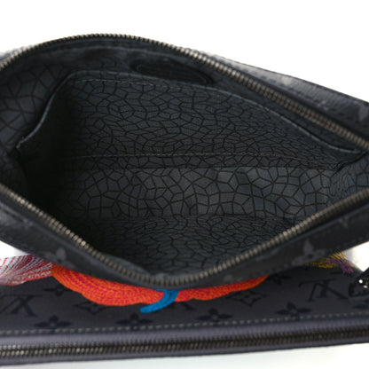 Louis Vuitton LV x YK Monogram Eclipse Reverse Pumpkin Trio Messenger 5 of 9