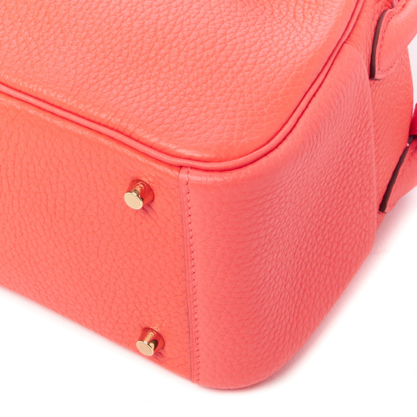Taurillon Clemence Mini Lindy 20 Rose Texas