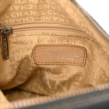 Chanel Grained Calfskin Tassel Shoulder Bag Black 6 of 13