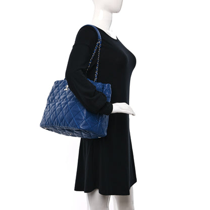 Chanel Calfskin Love Me Tender Large Tote Blue 2 of 9