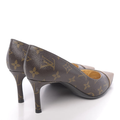 Louis Vuitton Reverse Monogram Cherie Pumps 37 4 of 8