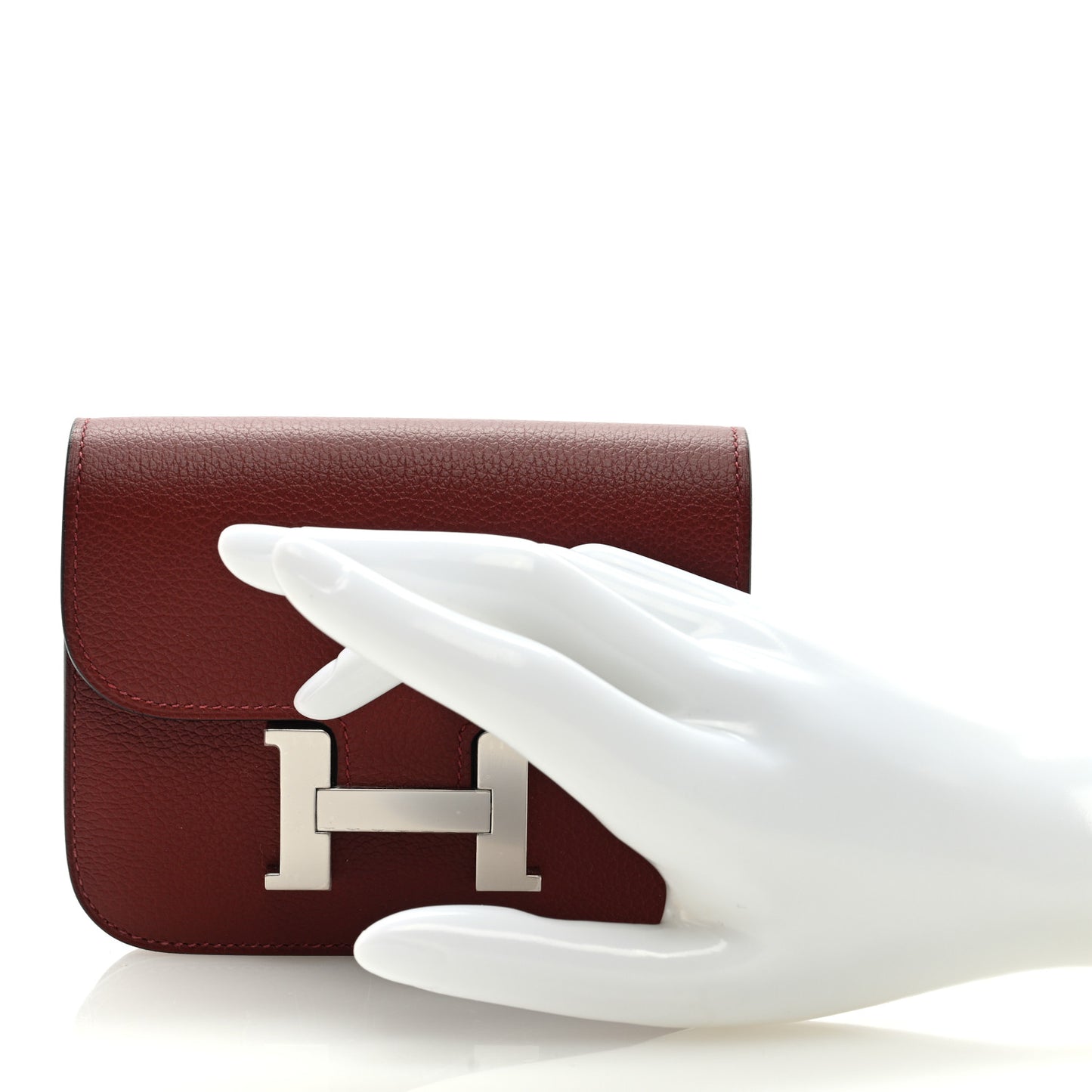Evercolor Constance Slim Wallet Rouge H
