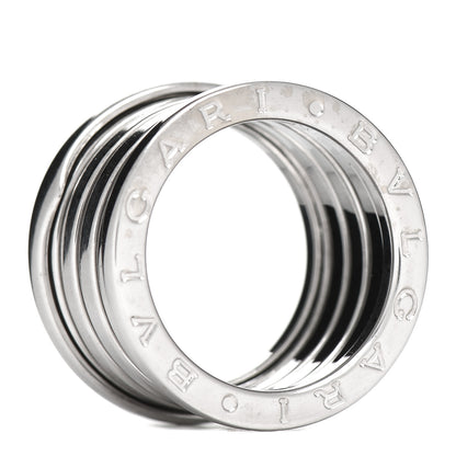 Bulgari 18K White Gold B.Zero1 Five-Band Ring 52 6 5 of 6