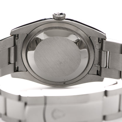 Rolex Stainless Steel 18K 36mm Oyster Perpetual Datejust Watch Concentric Blue 116234 4 of 5