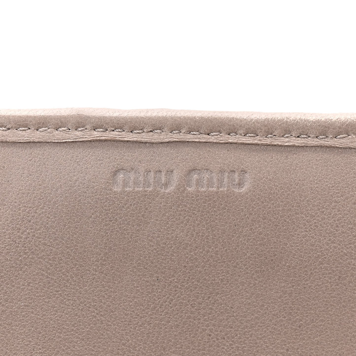 Nappa Matelasse Wallet On Chain Pomice