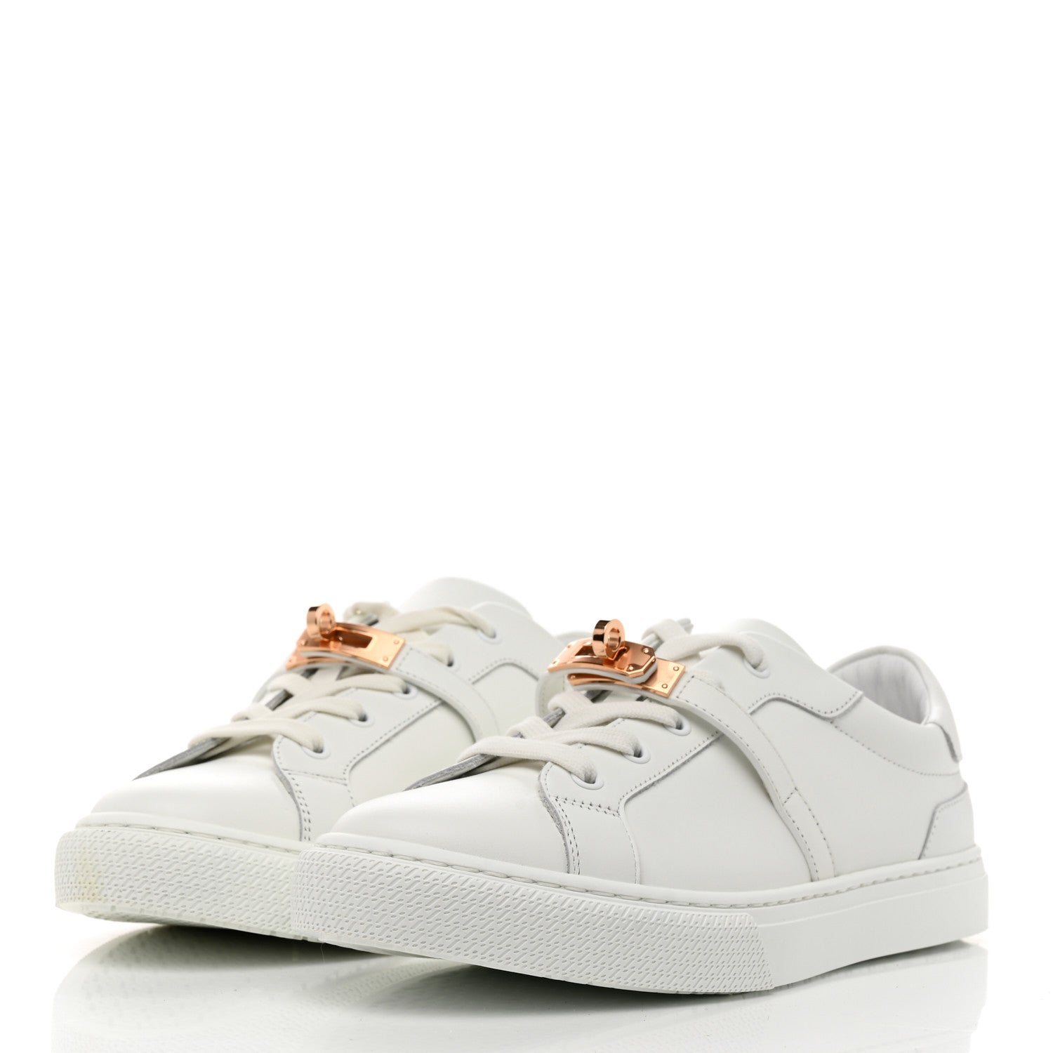 Hermes Calfskin Day Sneakers 41 White 3 of 8