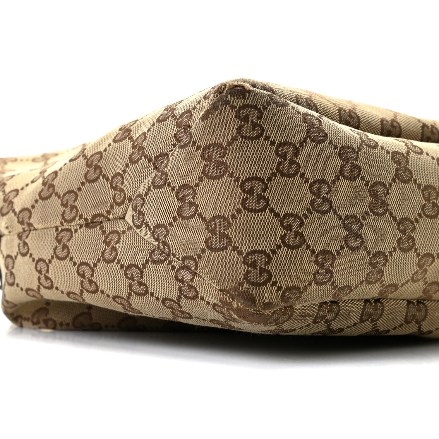 Gucci Monogram Medium Horsebit Chain Hobo Off White 7 of 14