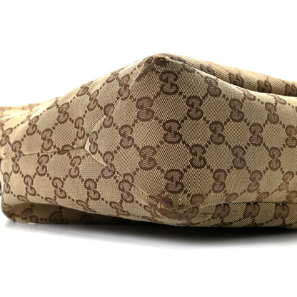 Gucci Monogram Medium Horsebit Chain Hobo Off White 7 of 14